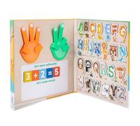 Toddler Counting Toys - Number Counting Learning Blocks for Kids | Educational Blocks Letters Cards Activities for Preschool Classroom Kindergarten Baby Boy Girl Easter Birthday
