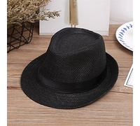 Toddler Cowboy Straw Sun Hat Baby Personalized Outdoor Protection Breathable Bucket Cap Girls Sunshade Braided Country Water Hat Summer Windproof Easter Beach Wide Brim (Multicolor1, 3-10 Years)