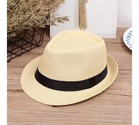 Toddler Cowboy Straw Sun Hat Baby Personalized Outdoor Protection Breathable Bucket Cap Girls Sunshade Braided Country Water Hat Summer Windproof Easter Beach Wide Brim (Multicolor5, 3-10 Years)