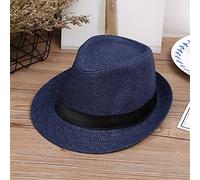 Toddler Cowboy Straw Sun Hat Baby Personalized Outdoor Protection Breathable Bucket Cap Girls Sunshade Braided Country Water Hat Summer Windproof Easter Beach Wide Brim (Multicolor8, 3-10 Years)