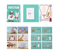 Toddler Doctor Play Set, Doctor Role Play for Kids, Simulation Hospital Equipment Costume Accessories for Little Boys Girls Classroom Child Students