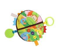 Toddler Fabric Book, Waterproof Baby Bath Book Durable Portable Size Safe for School (Forest)