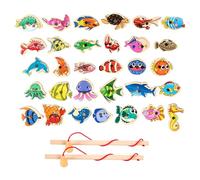 Toddler Fishing Toy | Fishing Table Sensory Game,Interactive Fine Motor Skill Toys, Educational Homeschool Supplies for Parent-Child Interaction Sensory Play