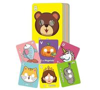 Toddler Flash Cards | Toddler Alphabet Learning Toy - Preschool Learning Activities for Reading Practice Vocabulary Building Letter Recognition Classroom