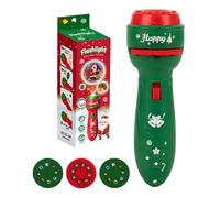 Toddler Flashlight with 24 Patterns - Christmas Flashlights Kids - Projection Torch Night Light for Boys Girls Travel Holiday Nursery Home Party Favors