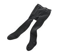 Toddler Fleece Llined Leggings Cotton Tights for Baby Girls Infants Cozy Soft Warm Winter Leggings with Cable Knit Cute Plus Children Leggings Pantyhose (Dark Gray, 0-24 Months)