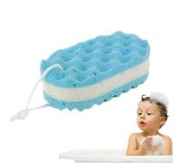 Toddler Foam Rub Soft and Durable 3-Layer Bath Sponge, Child Safe Body Scrub, Whole Type Wash Block for and , Reusable Foam Gift for Christmas, J