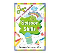 Toddler Friendly Paper Art Craft Book with Patterns for Safe Indoor Activity and Early Childhood Education Children Paper Cutting Kids Scissor Skills Practice for Home Use