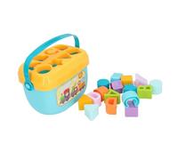 Toddler Geometric Shape Matching Toys Colorful Early Educational Aid for Babies' Grasp Training Secure ABS and PP Materials with 18 Pieces