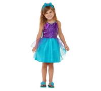 Toddler Girl Mermaid Mythical Fairy Tale Fancy Dress Party Costume