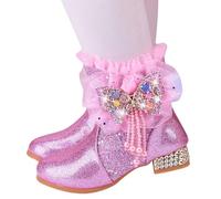 Toddler Girls Booties Little Kid Short Boots Fashion Footwear for Children Comfortable Durable Design Ideal for Daily Wear and Outdoor Play (3.5 Big Kids)