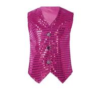 Toddler Girls Boys Casual Sequin Glitter Costume Party Carnival Gown Sleeveless Vest Top 10 12 Years