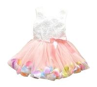 Toddler Girls Dress Baby Ummer Petal Vest Dress Candy Colored Dress Birthday Dress Kids Birthday Clothes Outfit Pink
