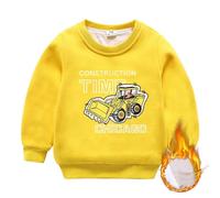 Toddler Girls Sweatshirt Crew Neck Pullover Sweatshirts Comfortable Winter Sweaters Big Sister Outfit Xmas Holiday Jumpers Fall Autumn Clothing for Season Protection Yellow