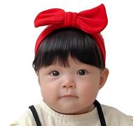 Toddler Girls Wigs | Young Girls Bow Bangs Wigs Hairbands | Fashionable Hair Accessories, Cute Headwear for Stage, Gathering, Home, Travel, Photography