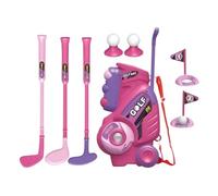 Toddler Golf Clubs 2-5, Interactive Kids Toys, Sports Toy Set, 8.66x5.31x14.37 Inches, Great for Backyard, Indoor Play, Garden, Birthday, Christmas, Girl Training