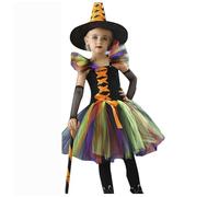 Toddler Halloween Costumes Girls Halloween Costumes For Kids Pageant Tulle Dresses Girls Vampire Witch Costume Sets Carnival Cosplay Themed Party Dress With Hat