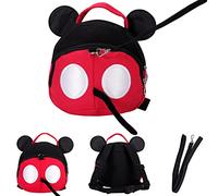 Toddler Harness Backpack, Cartoon Anti-Lost Leash Backpack, Mini Safety Baby Walking Harness Backpacks for 1-3 Years Toddler Little Kids Boys Girls (Red Beetle)