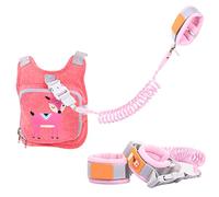 Toddler Harness Leash Children's reins for Toddlers Boys Toddler Harness for Walking 1-3 Years Toddler Backpack with reins Baby Walking Harness reins for Toddlers Boys Girls Pink
