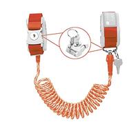 Toddler Harness Walking Leash- Child Anti Lost Wrist Link - Child Safety Harness - Upgrade with Reflective(6.5ft) - for Boys and Girls to Disneyland, Zoo or Mall. (Orange)