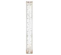 Toddler Height Chart, Kids Growth Ruler, Wooden Height Chart, Durable Construction, Measurement Units, 120x15x0.3cm, for Kids, Child, Boys, Girls