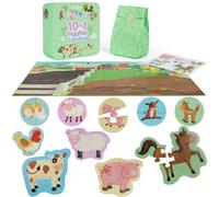 (Farmyard) boppi 10 in 1 Toddler Jigsaw Puzzle