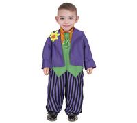 Toddler Joker Halloween Fancy Dress Comic Kids Boys Child Costume Outfit