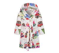 Toddler Kids Baby Boys Girls Hooded Warm Flannel Towel Robe Bathrobe Soft Pajamas Sleepwear Toddler Dinosaur (I, 4-5 Years)