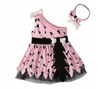 Toddler Kids Baby Girl Pebbles Costume Boy Bam Bam Cosplay Historical Stone Age Cavegirl Caveman Halloween Dress Up Birthday Outfit Photo Props Pink 6-12 Months