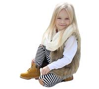 Toddler Kids Baby Girl Winter Warm Clothes Faux Thick Coat Outwear Sunflower Baby Bring Home Outfit (Khaki, 110)
