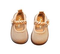Toddler Kids Baby Girls Cute Light Weight First Walk Casual Shoes First Holy ommunion Shoes for Girls (Pink, 6 Infant)