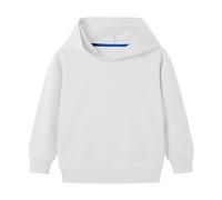 Toddler/Kids Boys/Girls Spring/Autumn Hooded Long Sleeve Cuffs Solid Color Sweatshirt Daily School Sporty Wear Sweaters for Boys (White, 2-3 Years)