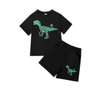 Toddler Kids Boys Pajamas Summer PJ's for Boy Jammies Dinosaur Train Sleepwear Short Sets Sweater Jacket Infant Green