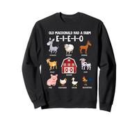 Toddler Kids Farm Animals Old MacDonald Had a Farm E-I-E-I-O Sweatshirt