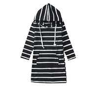 Toddler Kids Girls Long Sleeve Stripe Slim Pencil Skirt Hooded Princess Dress Toddler Girl Corduroy Jumper (Black, 9-11 Years)