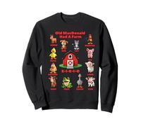 Toddler Kids Old MacDonald Had A Farm Animals Costume, EIEIO Sweatshirt