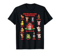 Toddler Kids Old Macdonald Had A Farm Animals Costume, EIEIO T-Shirt