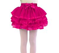 Toddler Kids Solid Tutu Tiered Skirt Party Skirt Layered Skirt for Little Girls 1 10 Years Girl Striped Skirt Hot Pink