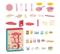 Toddler Kitchen Set, Toddler Cooking Set, Creative Play Motor & Cognitive Development Social Skills & Teamwork Life Skill Learning, Kids for Pretend Role 8.07x4.72x10.83inches