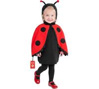 Toddler Ladybird Costume 1 - 4 yrs Boys Girls Cute Ladybug Fancy Dress Book Day
