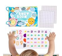 Toddler Learning Activities,Preschool Educational Aid - Sensory Activity Book for Toddler | for Kid Boys Girls Birthday Christmas Home Traveling Schools Kindergarten