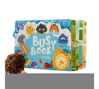 Toddler Learning Books - Interactive Funny Educational Toys | Kids Toddler Matching Toys Sensory Activities,for Christmas Birthday Home School Travel Kindergarten Classroom Boys Girls 1-5 Years