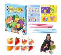 Toddler Learning Card Games | Shape Recognition Logical Reasoning Card Toy for Kids - Interactive Learning Cognitive Development Travel Toy for Parents Toddler Children Boys Girls