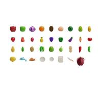 Toddler Learning Kitchen Toy Boosts Creativity with Safe Fruit Cutting Activities & Color Recognition Games Safe Baby Sorting Toy