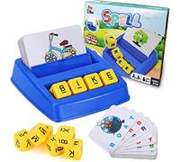 Toddler Learning Toys Preschool Educational Games Matching Letter Spelling Game for 3-6 Year Old Boys Girls Kindergarten Word Activities Early Memory Birthday Gifts Christmas Stocking Stuffers