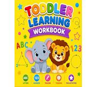 Toddler Learning Workbook: Tracing, Numbers Counting, Colouring and Fun Activity Book for Kids Ages 2-5