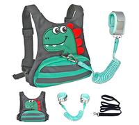 Toddler Leash for Kids-Baby Child Harness with Anti Lost Wrist Link for Boys/Girls (Black)