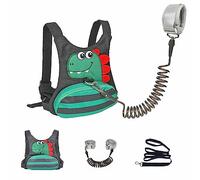 Toddler Leash for Kids-Baby Child Harness with Anti Lost Wrist Link for Boys/Girls (Black3)