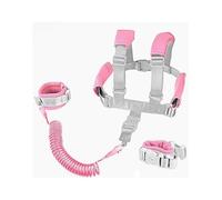 Toddler Leash for Walking, 2-in-1 Anti Lost Wrist Link & Baby Harness with Security Lock, 6.6Ft Long Rein for Boys & Girls 1-3 Years Old for Outdoor Activities, Park, and Travel（Pink）