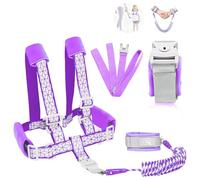 Toddler Leash for Walking, Toddler Safety Harnesses Leashes, Safety Harness with Lock for Kids, Anti Lost Wrist Link for Toddlers ，Upgrade with Reflective Tape Liner（6.5ft）for Kids